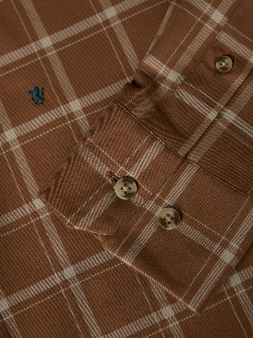 Camisa xadrez slim fit