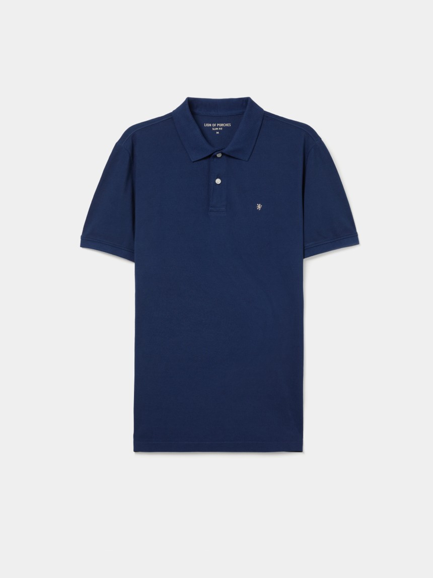 Polo piqu� garment dye