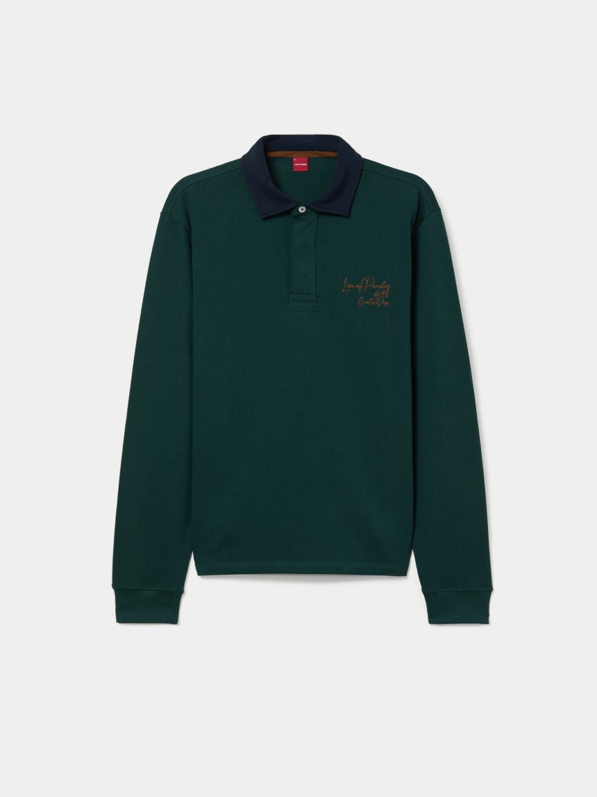 Cotton rugby polo shirt