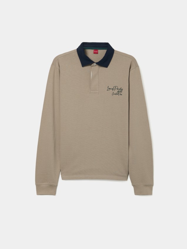 Cotton rugby polo shirt