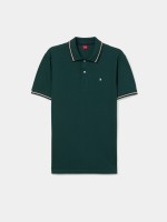 Striped piqu� polo shirt