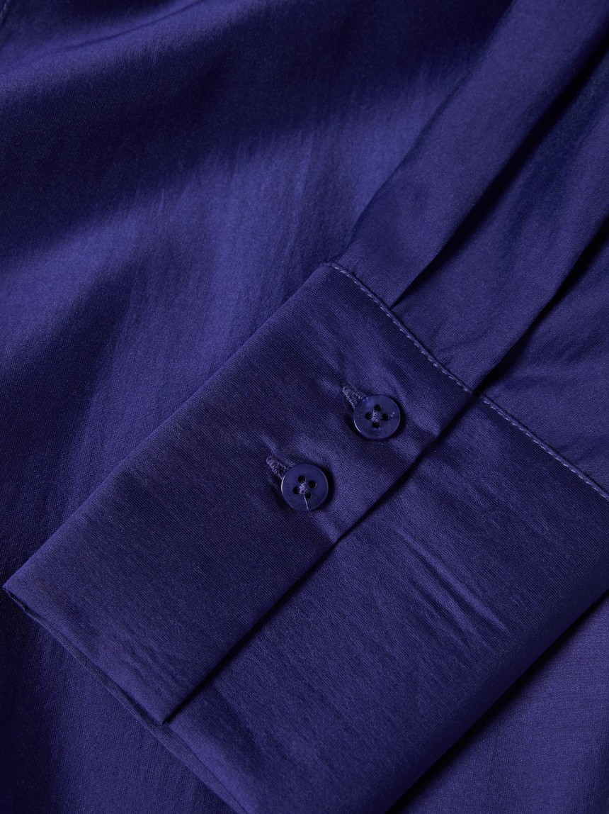Camisa fluida em liocel