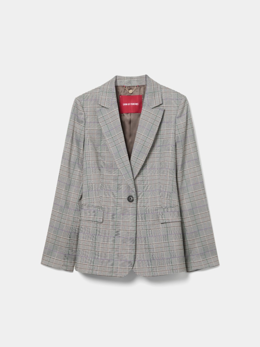 Blazer com padr�o xadrez