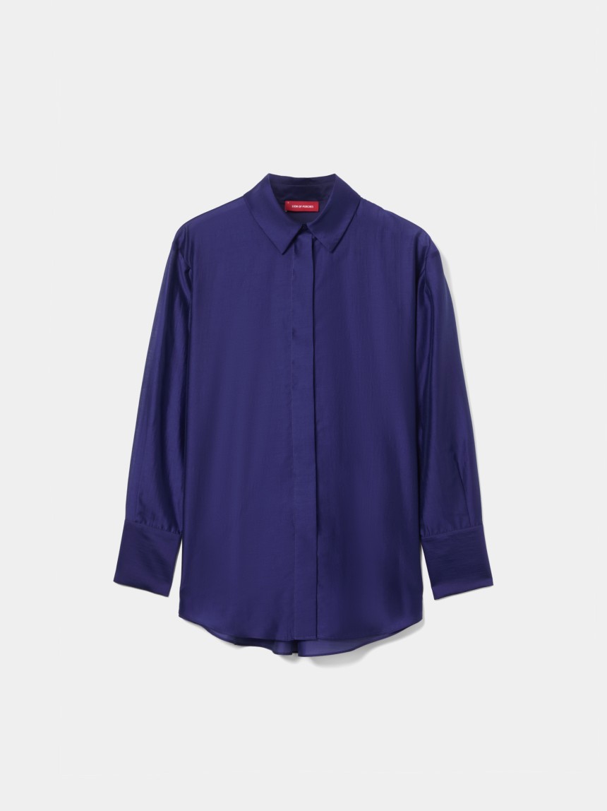 Camisa fluida em liocel