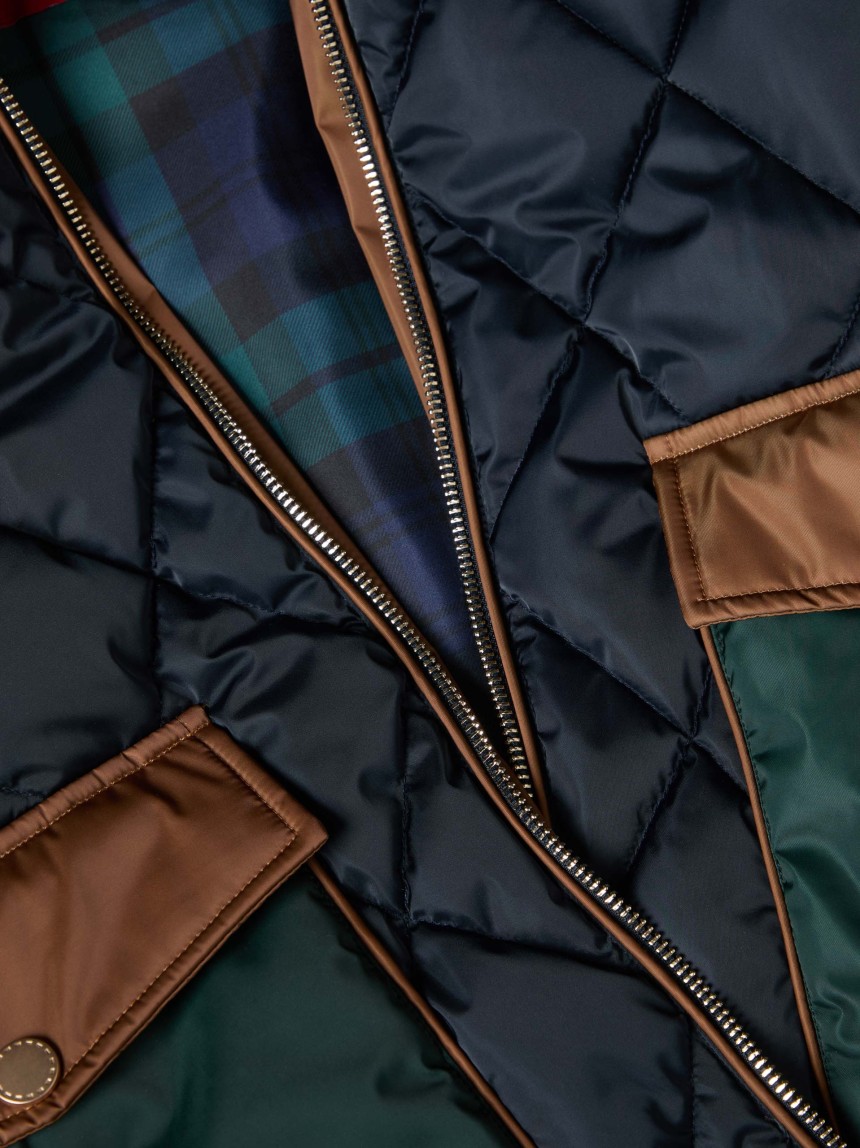 Chaqueta corta acolchada