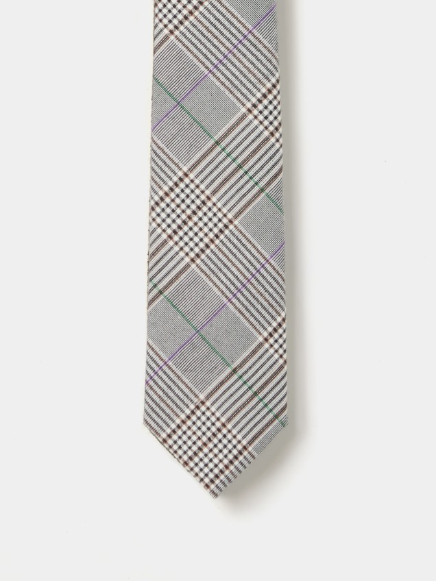 Chequered tie