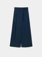 Pleated palazzo trousers