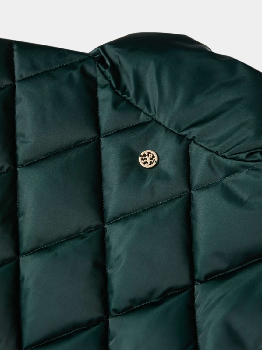 Blus�o acolchoado com losangos