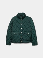 Blus�o acolchoado com losangos