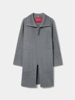 Wool twill coat