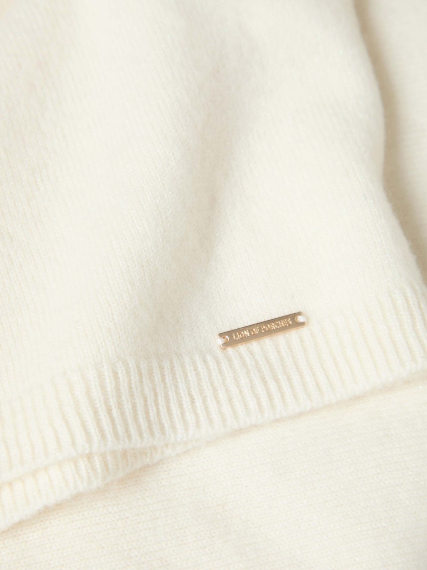 Shimmering turtleneck sweater