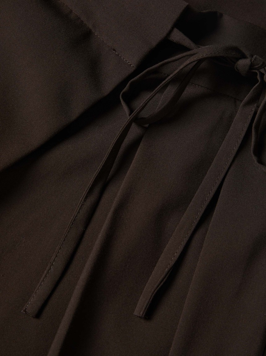 Pleated palazzo trousers