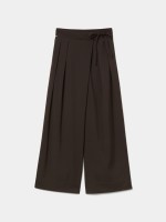 Pleated palazzo trousers