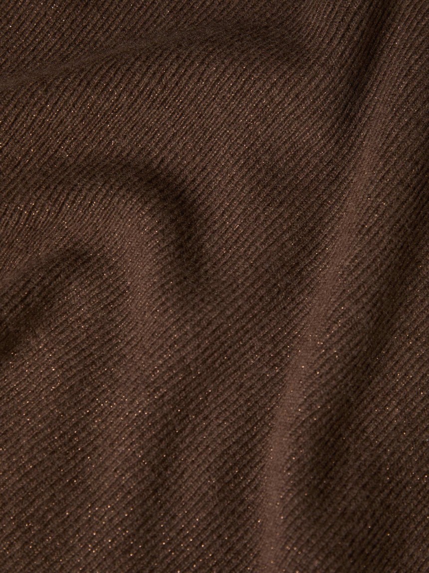 Sweatshirt with a shiny finish
