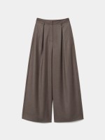 Pleated palazzo trousers