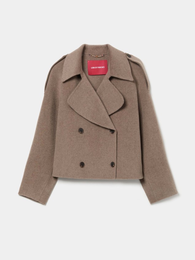 Chaqueta corta de lana