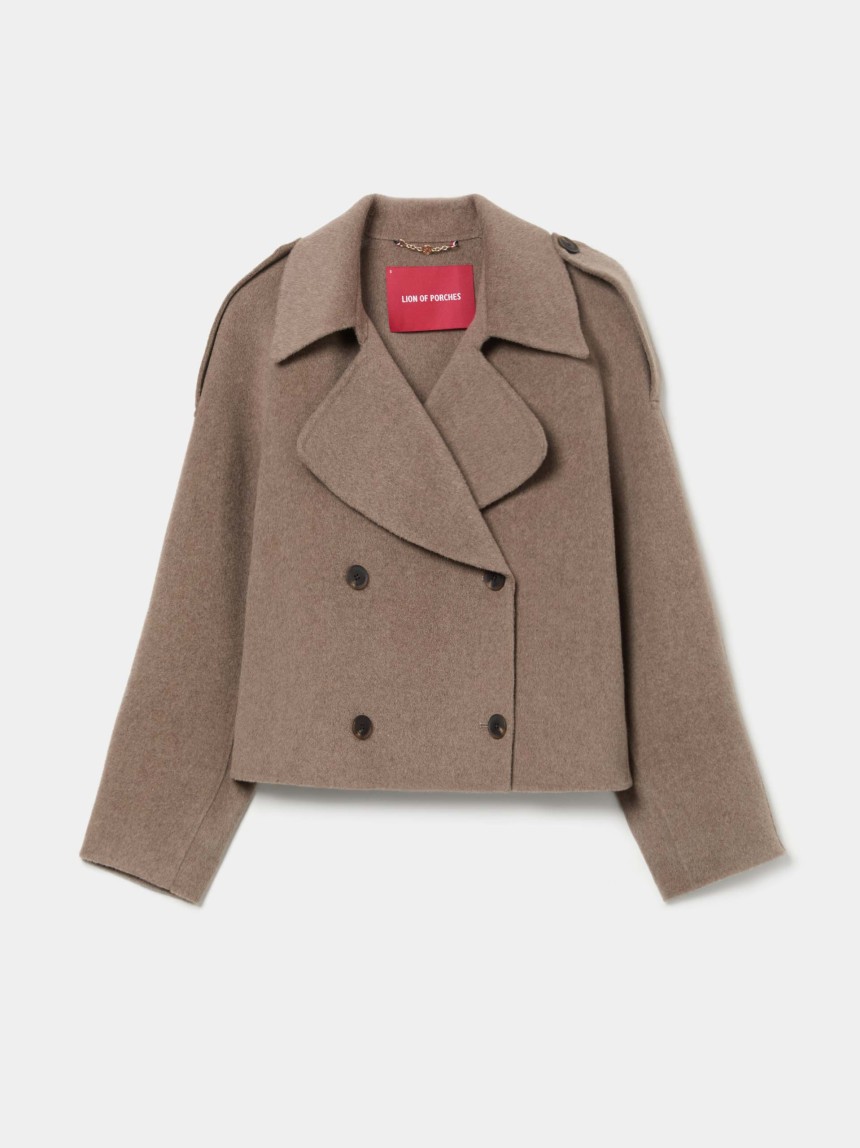 Chaqueta corta de lana