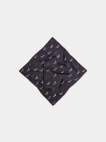 Len�o estampado em seda