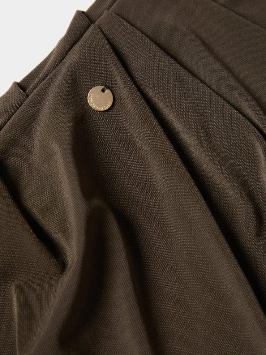 One-shoulder midi dress