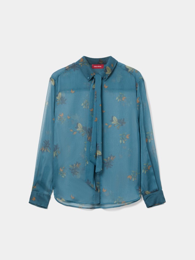 Camisa fluida con estampado floral - Image product