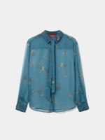 Camisa fluida con estampado floral