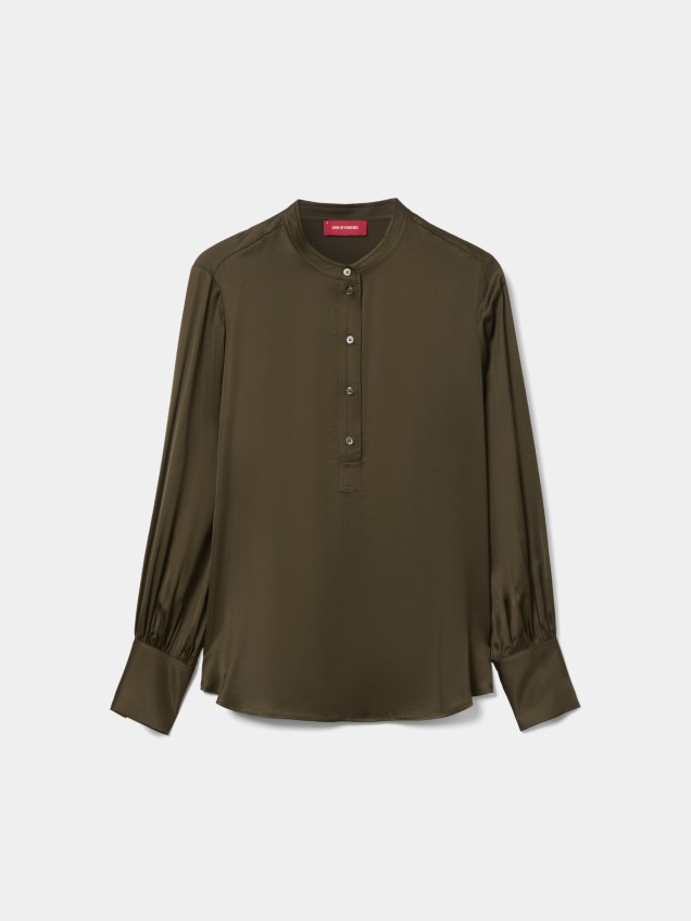 Blusa fluida acetinada - Image product