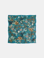 Len�o floral em seda