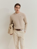 Camisola em malha de algod�o