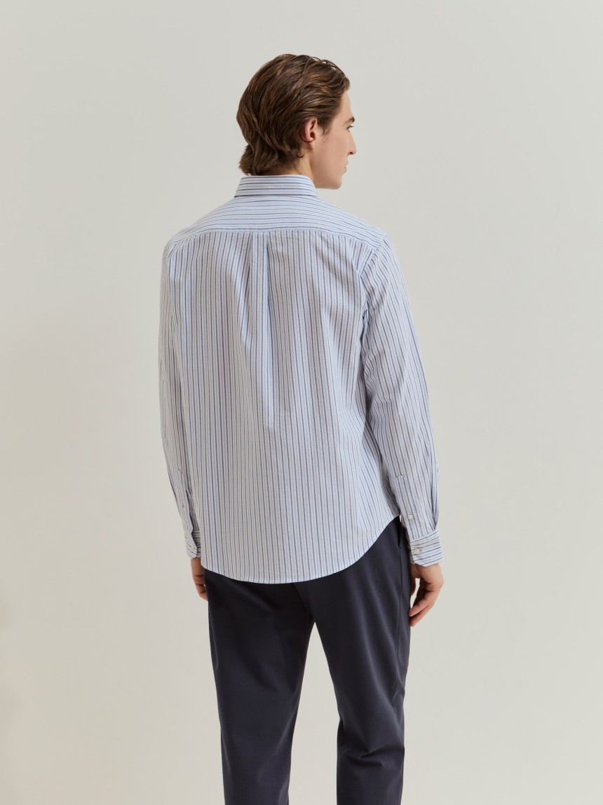 Camisa de algod�n a rayas