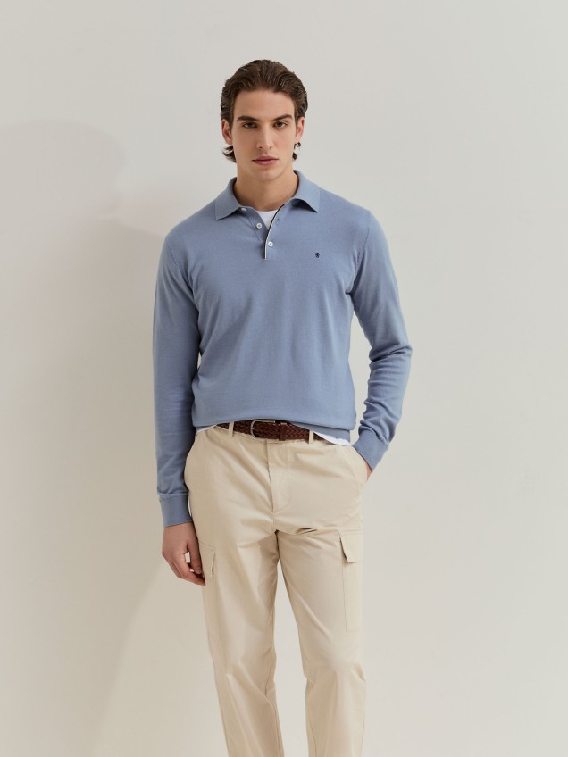 Polo de manga comprida
