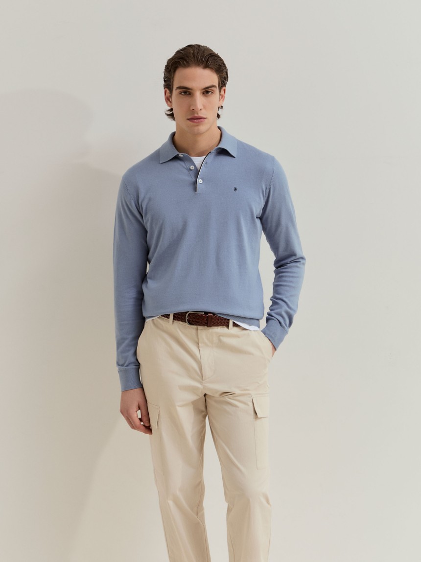 Polo de manga comprida