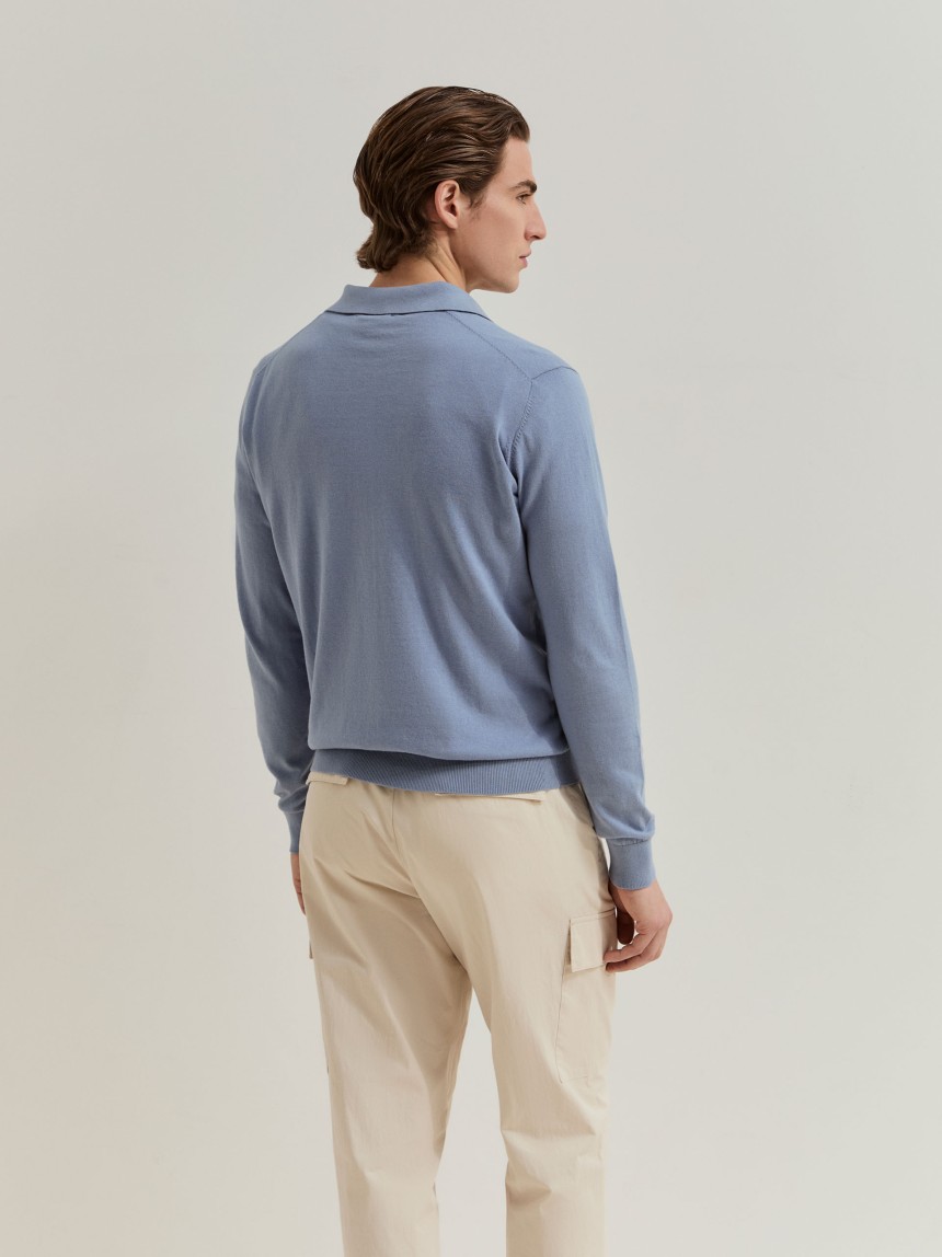 Polo de manga comprida