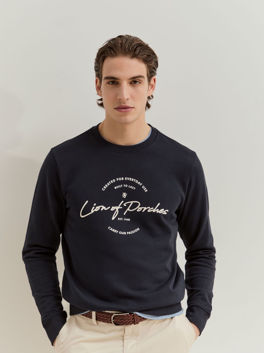 Sweatshirt em algod�o