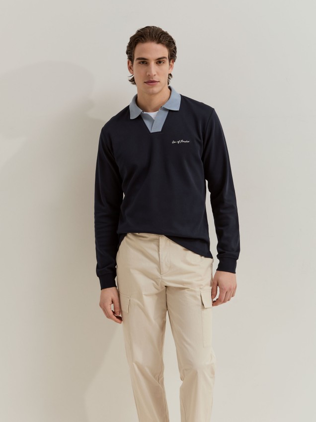 Polo de manga comprida