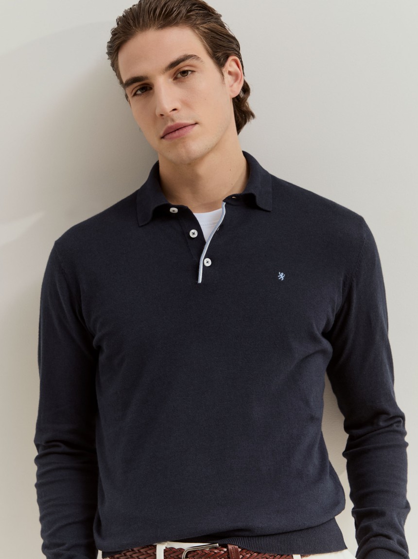 Polo de manga comprida