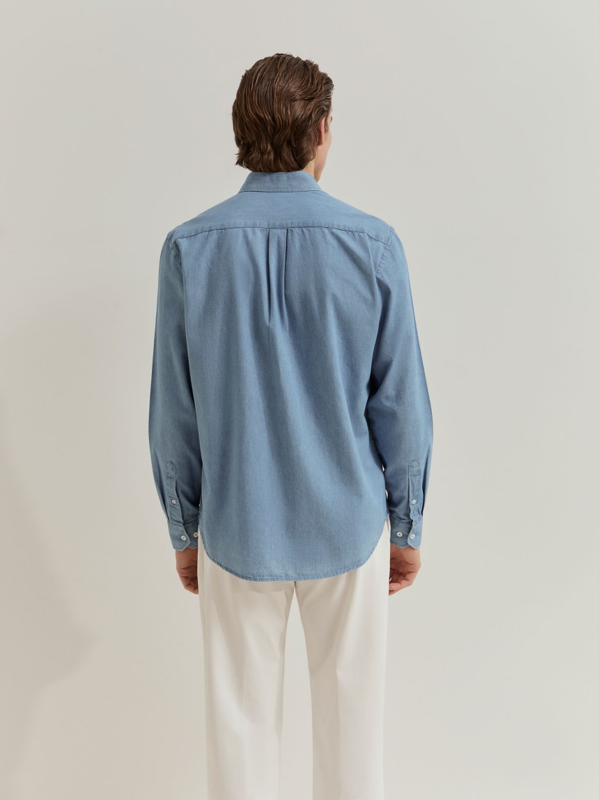 Camisa de ganga regular fit