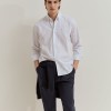 Camisa de algod�n a rayas de corte regular