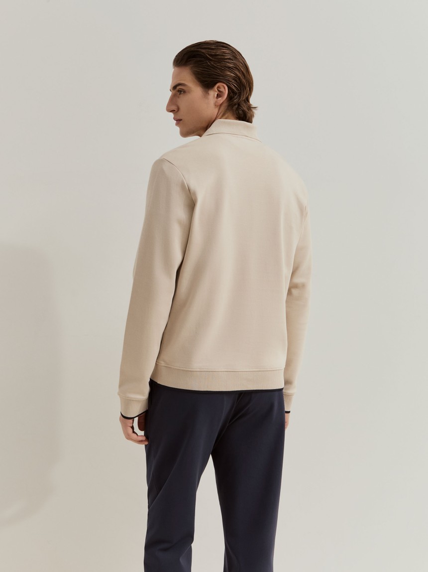Camisola de malha com carcela