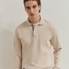 Camisola de malha com carcela