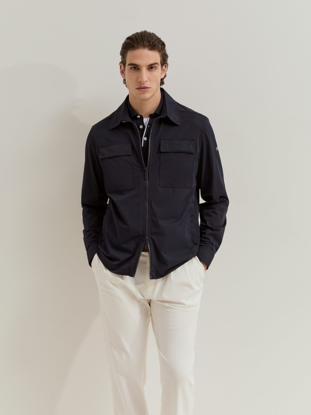 Sobrecamisa con bolsillos