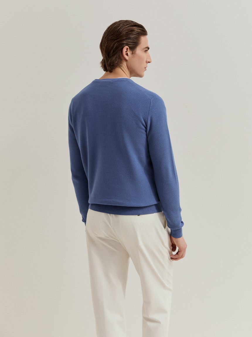 Camisola em malha de algod�o