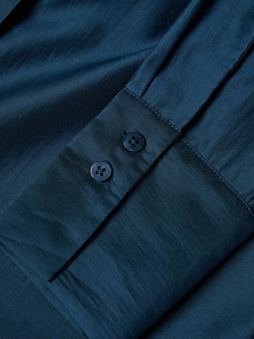 Camisa fluida em liocel