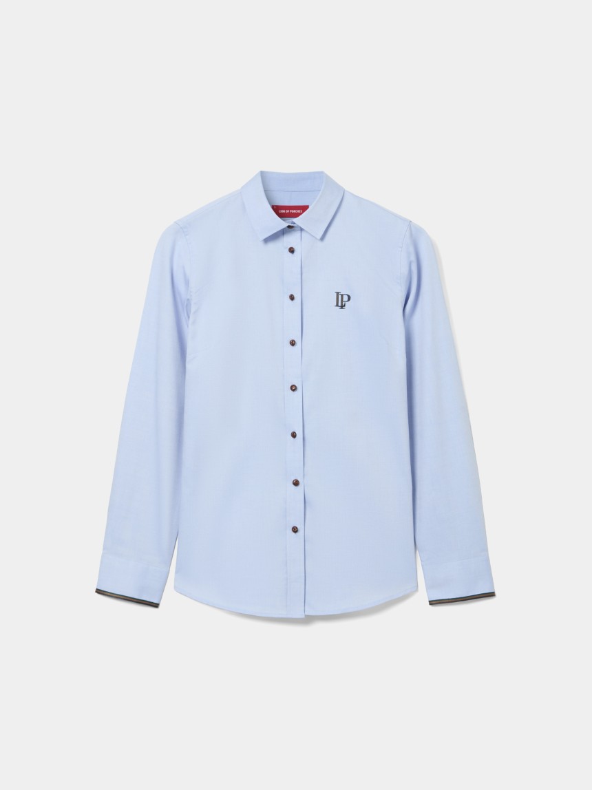 Camisa cl�ssica em algod�o