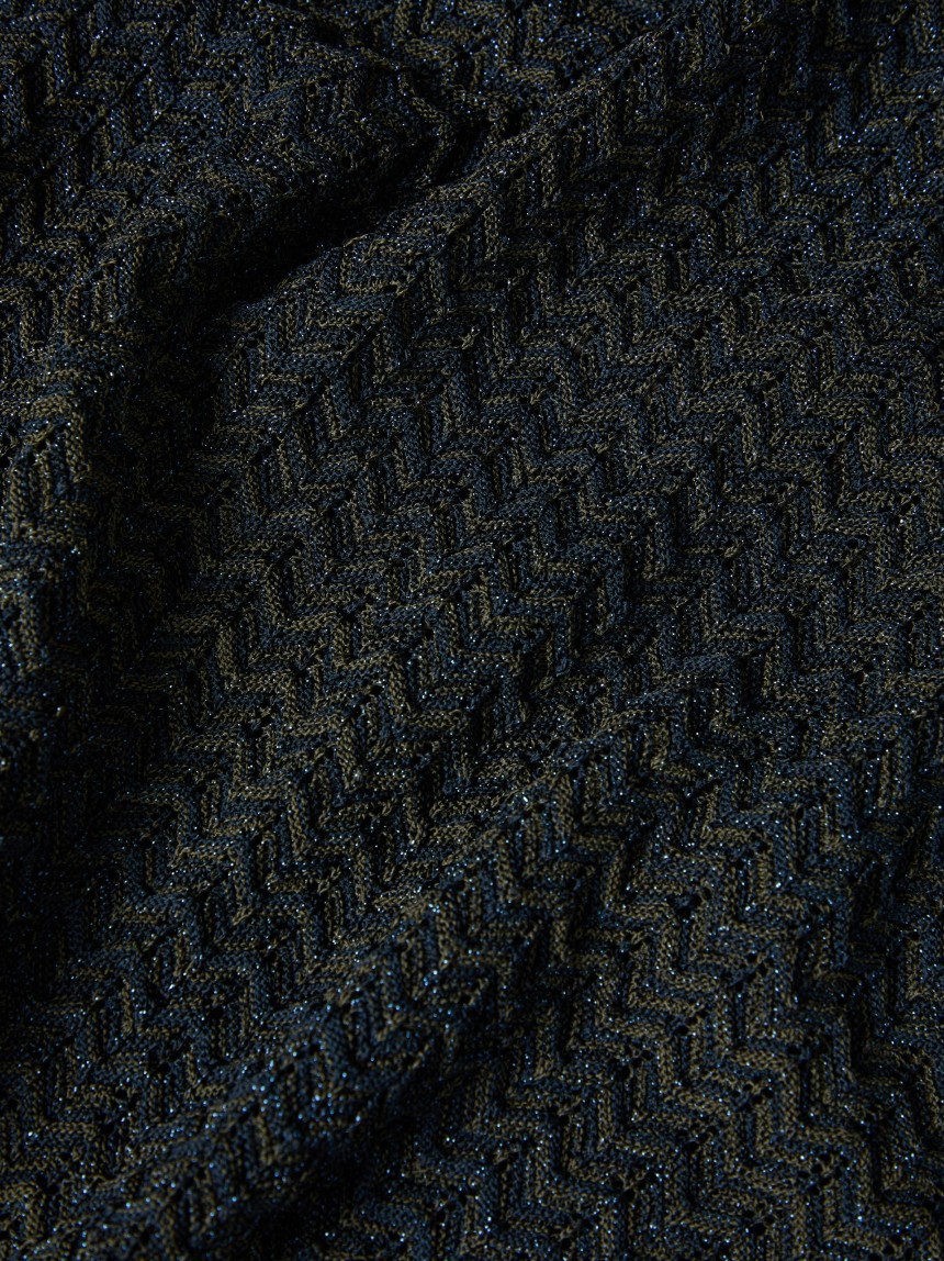 Vestido de malha com brilho