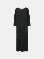 Vestido de malha com brilho