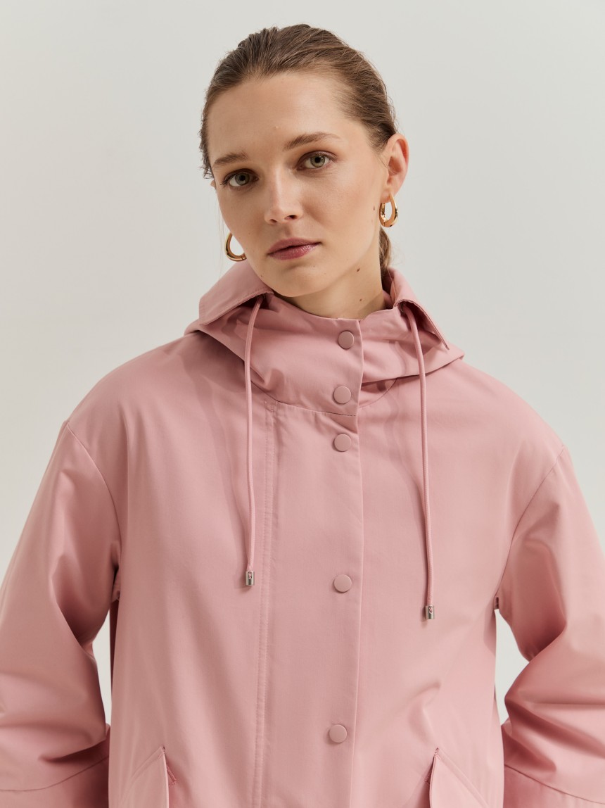 Parka com capuz