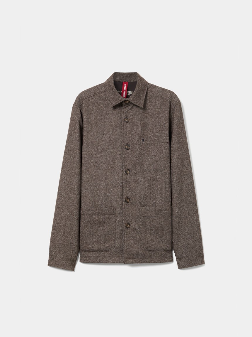 Sobrecamisa con bolsillos