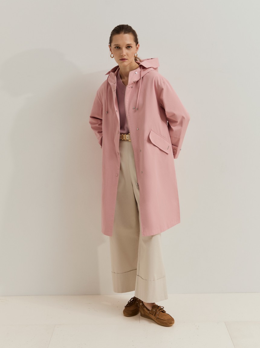 Parka com capuz