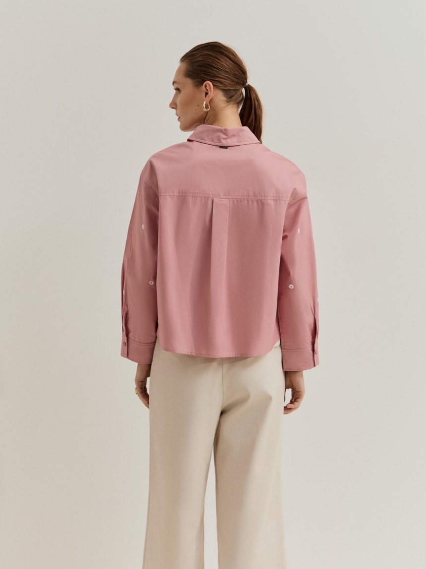 Camisa com flores