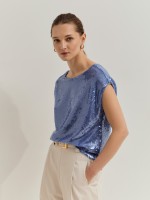 Camiseta con lentejuelas
